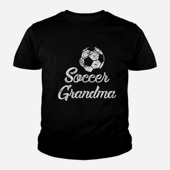 Soccer Grandma Cute Funny Player Fan Gift Matching Youth T-shirt | Crazezy