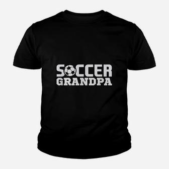 Soccer Grandpa Granddad Granddaddy Grandfather Youth T-shirt | Crazezy UK