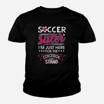 Soccer Sister With Sayings For Women Girls Youth T-shirt | Crazezy