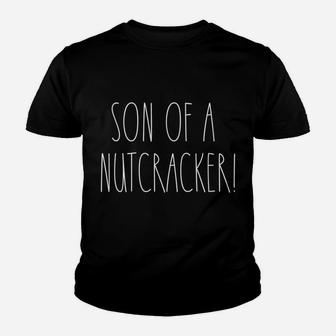 Son Of A Nutcracker Matching Family Christmas Pajamas Youth T-shirt | Crazezy