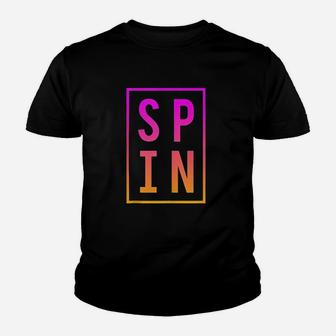 Spinning Class Saying Gym Workout Bike Fitness Spin Youth T-shirt | Crazezy DE