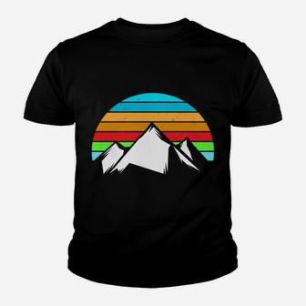 St George Utah Retro Circle Mountain Graphics Youth T-shirt | Crazezy AU