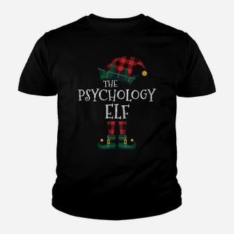 The Psychology Elf Matching Family Group Gift Fun Christmas Youth T-shirt | Crazezy