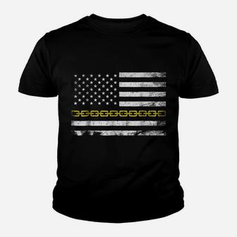 Tow Truck Driver T Shirt Thin Yellow Line Flag Operator Youth T-shirt | Crazezy