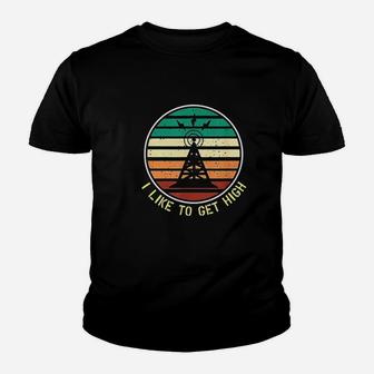 Tower Climber Retro Vintage Tower Climbing Youth T-shirt | Crazezy