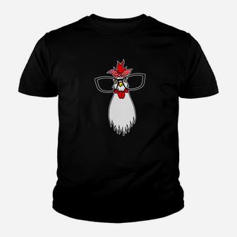 Turkey Face Tro Cute Thanksgiving Running Gift Youth T-shirt | Crazezy