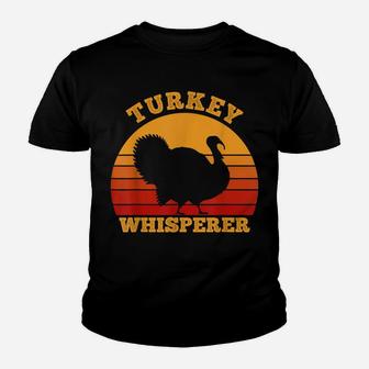 Turkey Whisperer Funny Hunting Gifts For Men Hunt Season Youth T-shirt | Crazezy CA