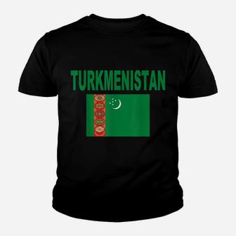 Turkmenistan Flag Turkmenistan Baydagy Flags Gift Men Women Youth T-shirt | Crazezy