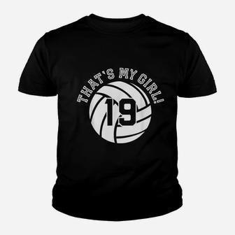 Unique That Is My Girl Volleyball Player Mom Or Dad Gifts Youth T-shirt | Crazezy CA