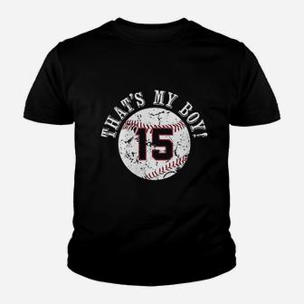 Unique Thats My Boy Baseball Player Mom Or Dad Gifts Youth T-shirt | Crazezy