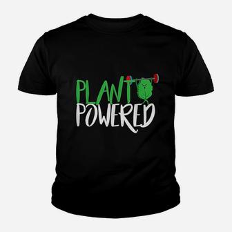 Vegan Workout Gift Design For Plant Powered Athletes Gym Youth T-shirt | Crazezy