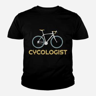 Vintage Cycologist - Funny Road Cycling & Cyclist Gift Youth T-shirt | Crazezy AU