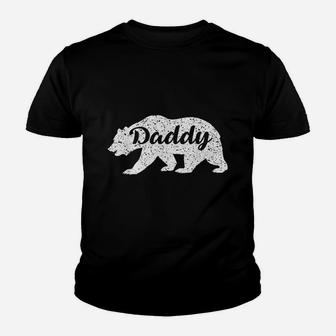 Vintage Daddy Bear Funny Dad Camping Youth T-shirt | Crazezy UK