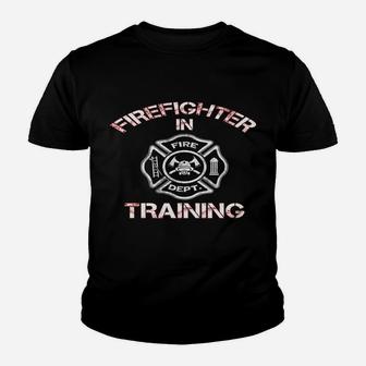 Vintage Firefighter In Training Fire Department Youth T-shirt | Crazezy AU