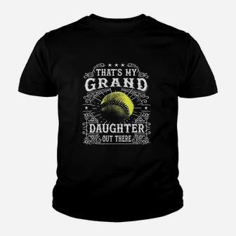 Vintage Softball Grandpa And Grandma Gifts Youth T-shirt | Crazezy