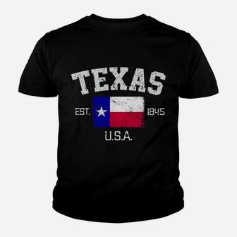 Vintage Texas Austin Est 1845 Souvenir Gift Youth T-shirt | Crazezy AU