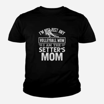 Volleyball Mom I Am The Setter's Mom Funny Gift Youth T-shirt | Crazezy