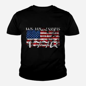 We The People 1776 US Constitution Freedom American Flag Sweatshirt Youth T-shirt | Crazezy AU