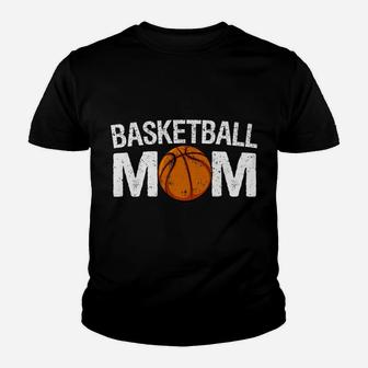 Womens Basketball Mom Funny Cute Player Mama Team Gift Youth T-shirt | Crazezy