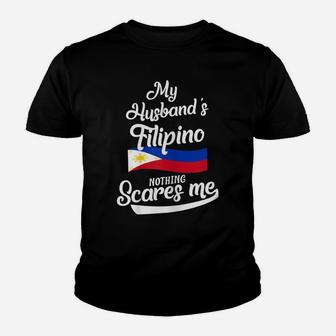 Womens Filipino Husband Philippines Wife Anniversary Wedding Gift Youth T-shirt | Crazezy