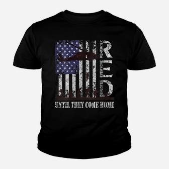 Womens Red Friday Remember Everyone Deployed Us Flag Army Vintage Youth T-shirt | Crazezy