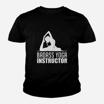 Yoga Instructor Female Teacher Workout Class Gift Youth T-shirt | Crazezy
