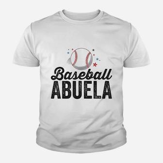 Baseball Abuela Grandma Grandmother Latina Gift Youth T-shirt | Crazezy