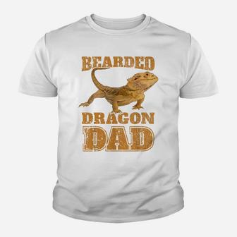 Bearded Dragon T Shirt Bearded Dragon Dad Papa Gift Tee Youth T-shirt | Crazezy