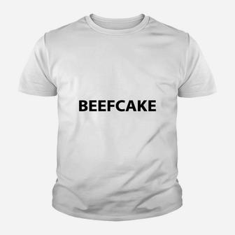 Beefcake Gym Workout Mens Muscle T Shirt Youth T-shirt | Crazezy