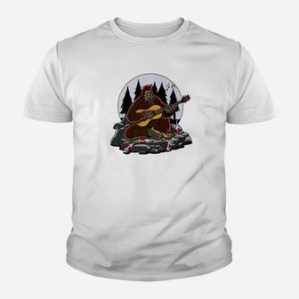 Bigfoot Camping Hiking Mountain Trails Funny Youth T-shirt | Crazezy CA