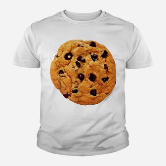 Chocolate Chip Cookie Costume Shirt Last Minute Lazy Party Youth T-shirt | Crazezy
