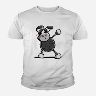 Cool Dabbing Black Sheep Dab Dance Gift Boy Girl Kids Youth T-shirt | Crazezy