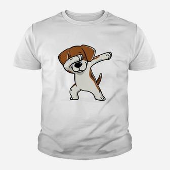 Dabbing Beagle Funny Dab Dance Dog Gif Youth T-shirt | Crazezy