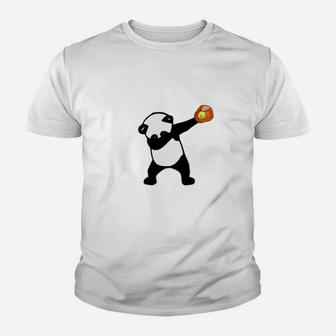 Dabbing Panda Bear Softball Baseball Glove Sport Tee Youth T-shirt | Crazezy