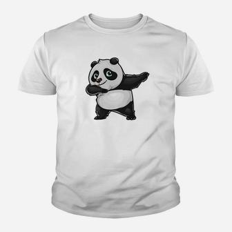Dabbing Panda Print Dab Bear Dance Men Women Kids Youth T-shirt | Crazezy