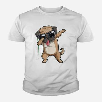 Dabbing Pug Dog Lover Dab Dance Gift Youth T-shirt | Crazezy AU
