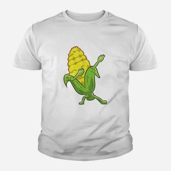 Funny Dabbing Corn Cute Dancing Corn Gift For Corn Farmer Youth T-shirt | Crazezy CA