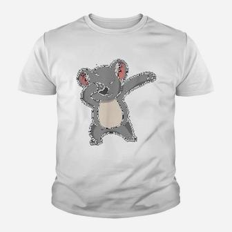 Funny Dabbing Koala Dab Dance Cool Koala Bear Lover Gift Youth T-shirt | Crazezy