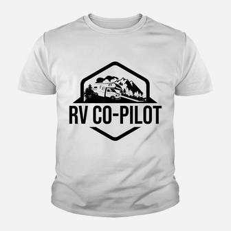 Funny RV Truck RV CO-PILOT, Vacation Camping Gift Youth T-shirt | Crazezy AU