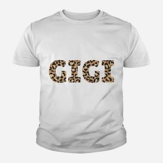 GIGI Leopard Cheetah Animal Print Proud Grandma Grandmother Youth T-shirt | Crazezy AU