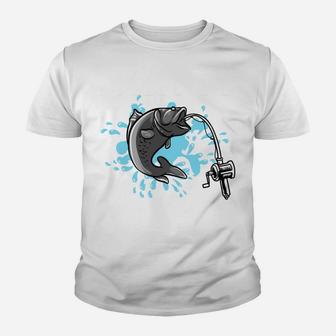 I Fish So I Don't Choke People Funny Fishing Saying Gift Youth T-shirt | Crazezy