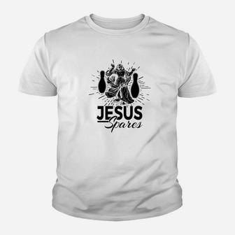 Jesus Spares Bowling Gifts For Men And Women Youth T-shirt | Crazezy