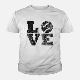 Love Baseball Mama Funny Game Day Lover Cute Youth T-shirt | Crazezy DE