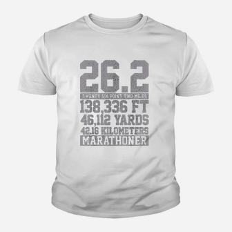 Marathon 26 Point 2 Miles Running Runner Youth T-shirt | Crazezy DE