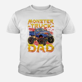 Mens Monster Truck Party Jam Rally Daddy Monster Truck Dad Youth T-shirt | Crazezy CA