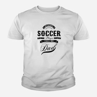 Mens My Favorite Soccer Player Call Me Dad Men Sport Gift Youth T-shirt | Crazezy