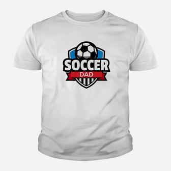 Mens Soccer Dad Fathers Day Mens Gif Premium Youth T-shirt | Crazezy AU