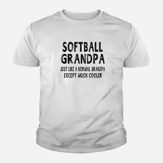Mens Softball Grandpa Fathers Day Gifts Grandpa Mens Youth T-shirt | Crazezy