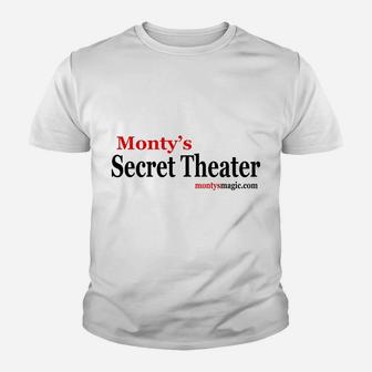Monty's Secret Theater Youth T-shirt | Crazezy AU