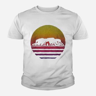 Retro Vintage Sunset Old School Rugby Sport Game Funny Gift Youth T-shirt | Crazezy AU